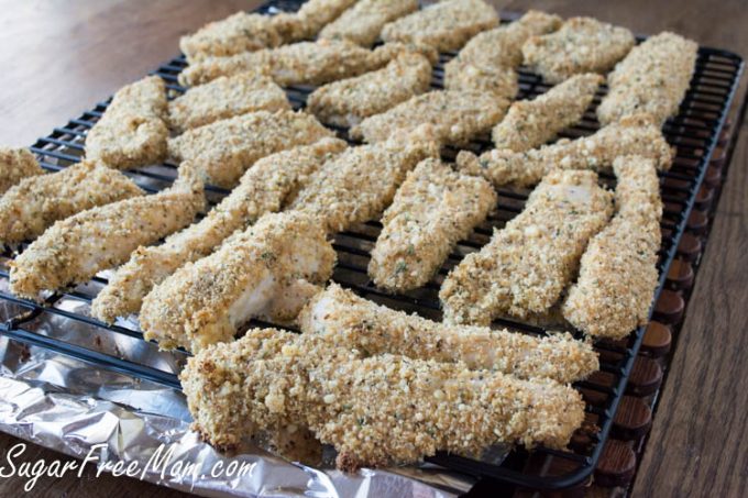 Healthy Baked Chicken Fingers {Gluten Free}