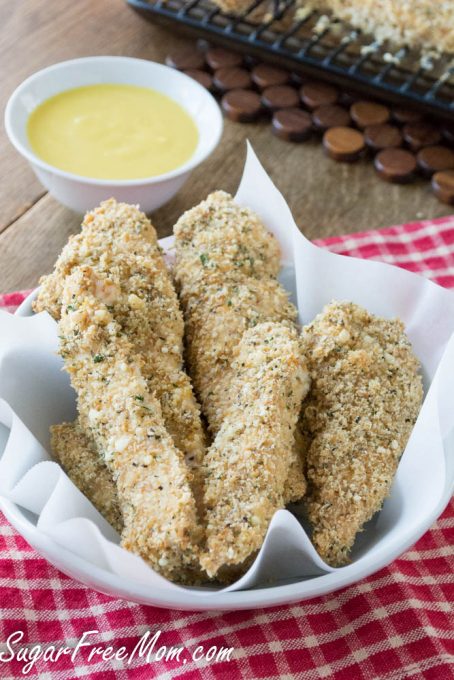 Healthy Baked Chicken Fingers {Gluten Free}