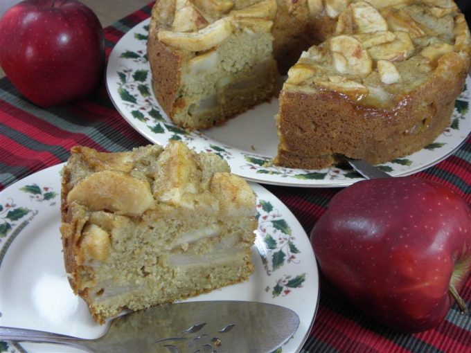 Sugar Free Whole Wheat Apple Cake