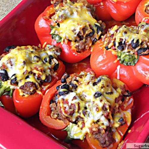 Healthy Turkey Stuffed Pepper