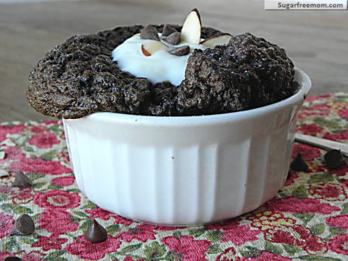 Individual Chocolate Souffle: [Diabetic Friendly, Gluten & Dairy Free]