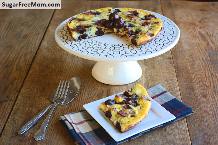 Sweet & Savory Low Carb Cherry Frittata