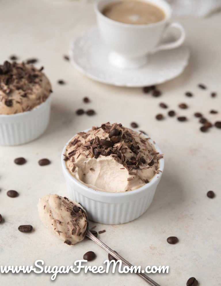 Sugar-Free Coffee Creme Mousse {Keto, Low Carb}