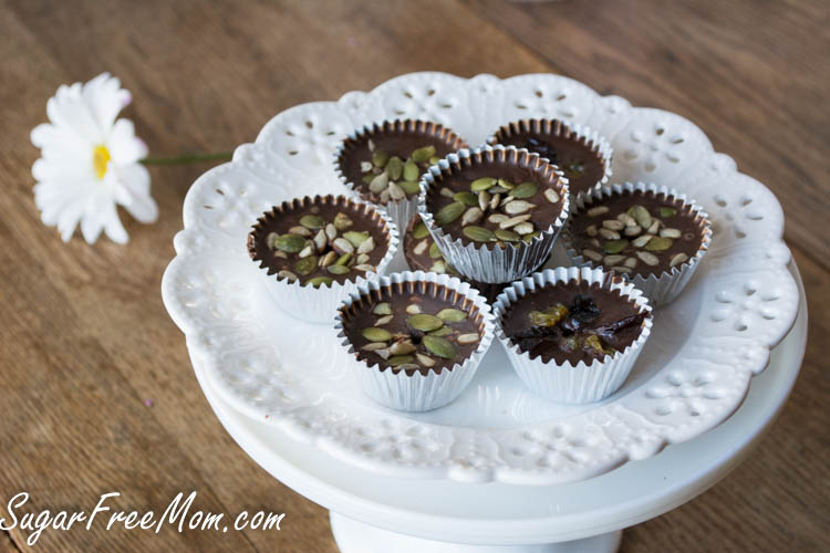 Mini Carob Candy Cups {Nut, Gluten & Sugar Free}