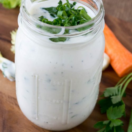 Mayo Free Ranch Dressing {Egg, Soy & Sugar Free}