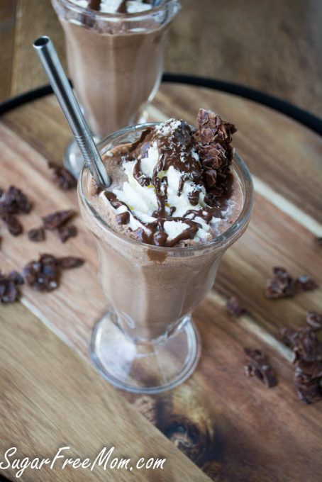 Sugar-Free & Dairy Free Chocolate Coconut MilkShake