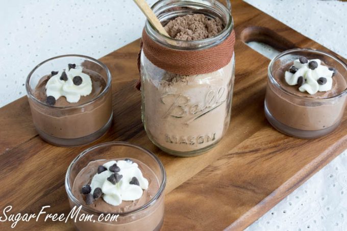 Instant Homemade Sugar-Free Chocolate Pudding Mix