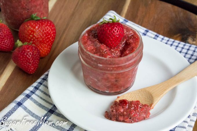 Sugar-Free Strawberry Refrigerator Jam