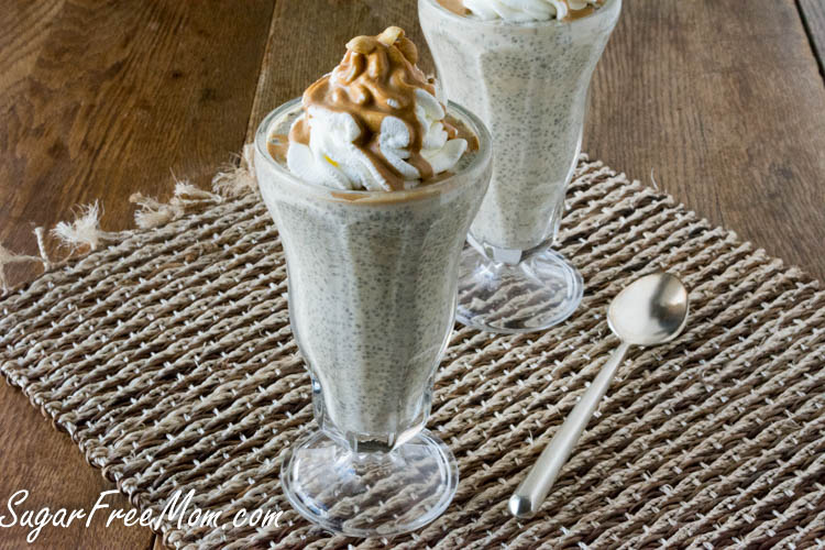 Sugar-Free Peanut Butter Chia Pudding (Low Carb)