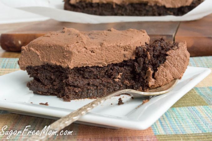 Sugar Free Low Carb Chocolate Crazy Cake { Egg Free, Dairy Free, Nut ...