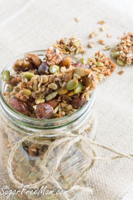 Keto Low-Carb Sugar-Free Granola (Slow Cooker or Oven)