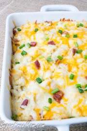 Loaded Cauliflower Bake (Low Carb, Keto)