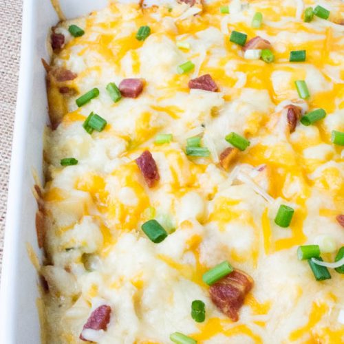 Loaded Cauliflower Bake (Low Carb, Keto)