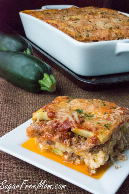 The Best Low Carb Keto Zucchini Lasagna (Gluten Free)