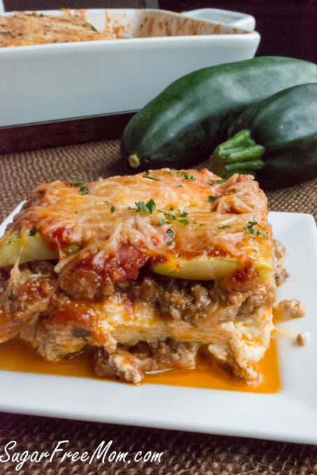 The Best Low Carb Keto Zucchini Lasagna (Gluten Free)