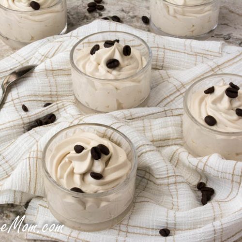 Low Carb Cappuccino Cheesecake Mousse