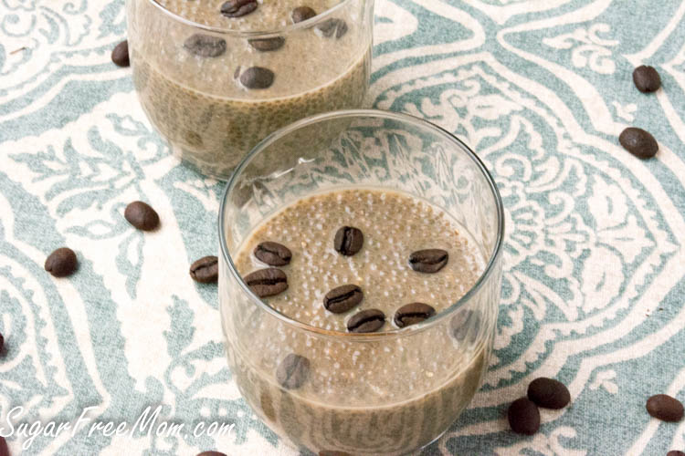 Sugar-Free Cappuccino Chia pudding