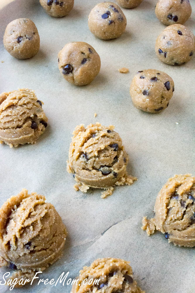 Sugar-Free Peanut Butter Cookie Dough Truffles (Low Carb, Keto)