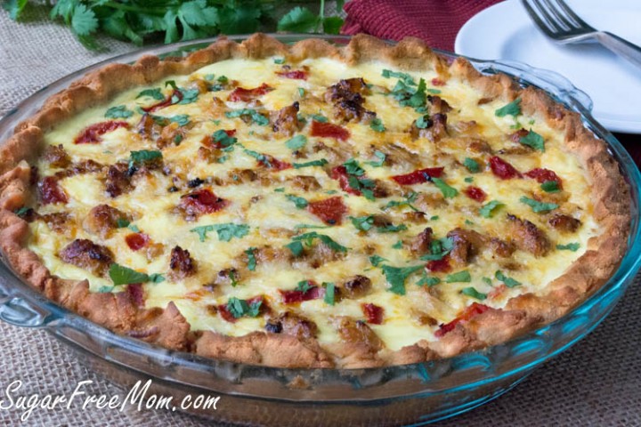 Low Carb Italian Sausage Quiche