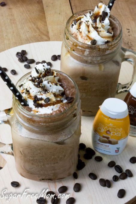 Sugar-Free Caramel Mocha Iced Coffee