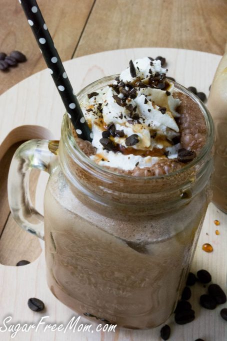 Sugar-Free Caramel Mocha Iced Coffee