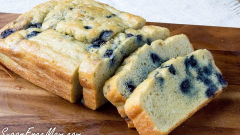 Low Carb Blueberry English Muffin Bread Loaf