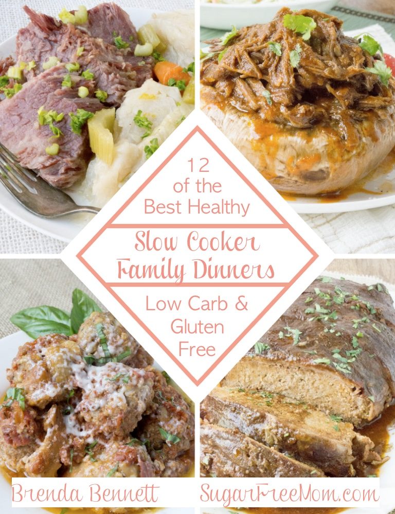 12 Slow Cooker Low Carb & Gluten Free Family Dinners Ebook