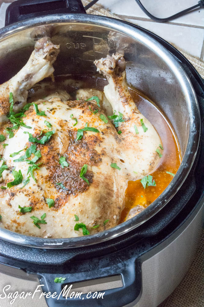 Instant Pot (Pressure Cooker) Low Carb Whole Chicken and Gravy