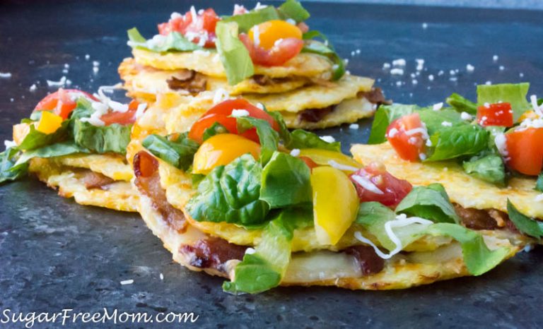 Low Carb BLT Cauliflower Quesadillas