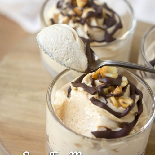 Sugar Free Low Carb Keto Peanut Butter Cup Mousse