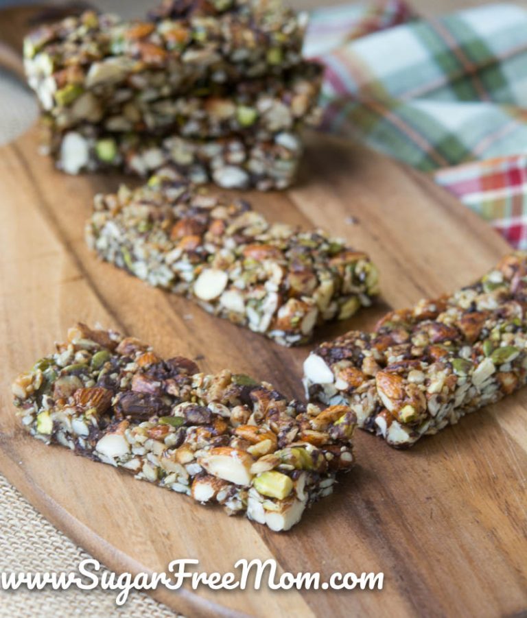 Low Carb Homemade Granola Bars