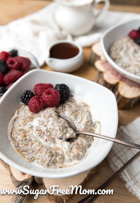 Sugar Free Low Carb Keto Oatmeal