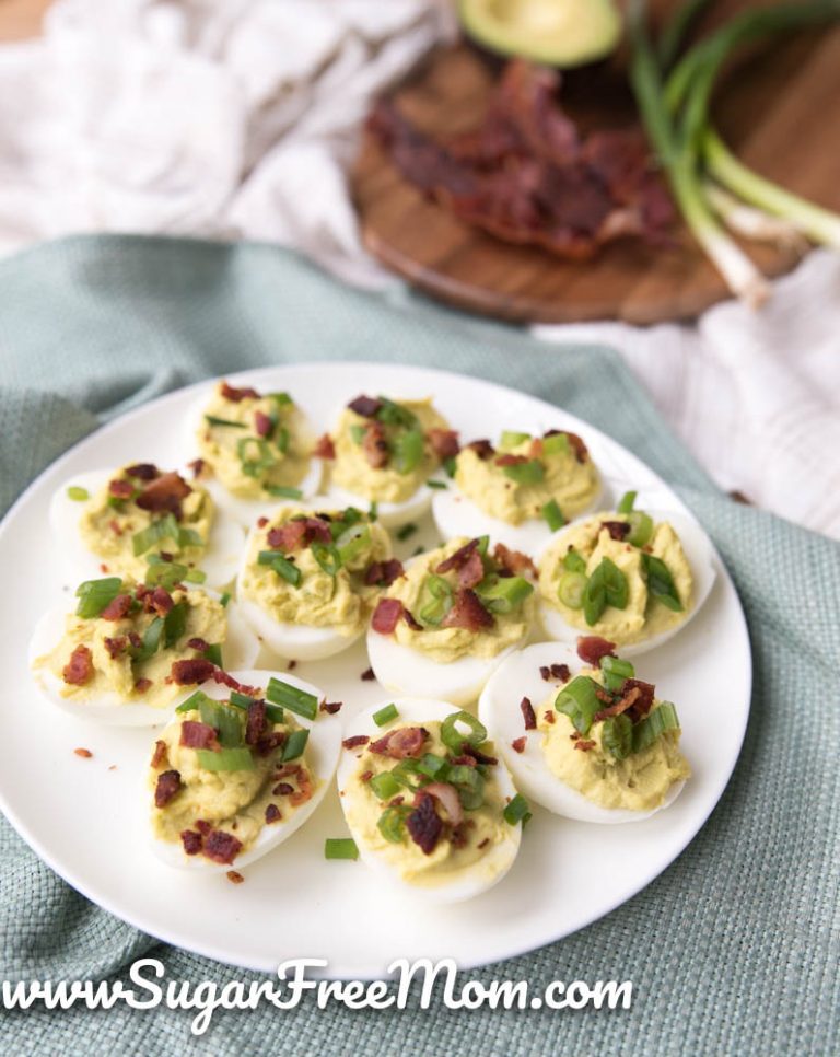 Keto Deviled Green Eggs and Ham