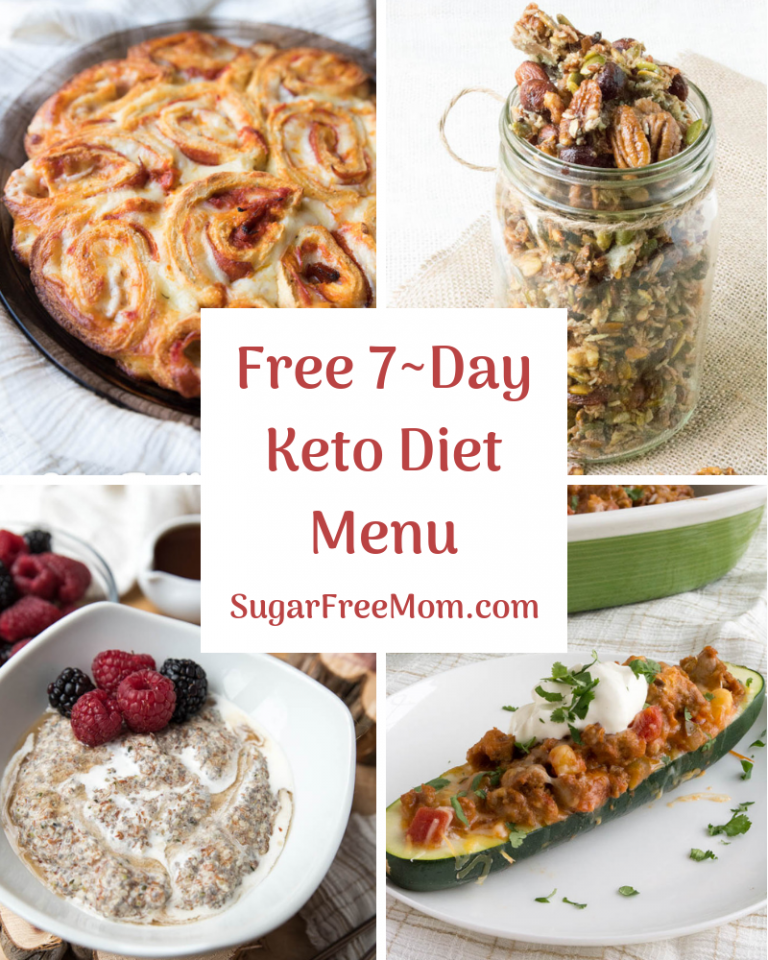 FREE 7 Day Keto Diet Menu Plan