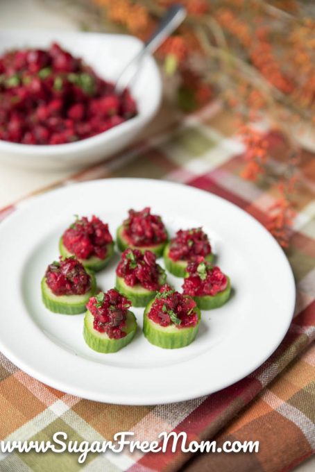 Low Carb Cranberry Salsa