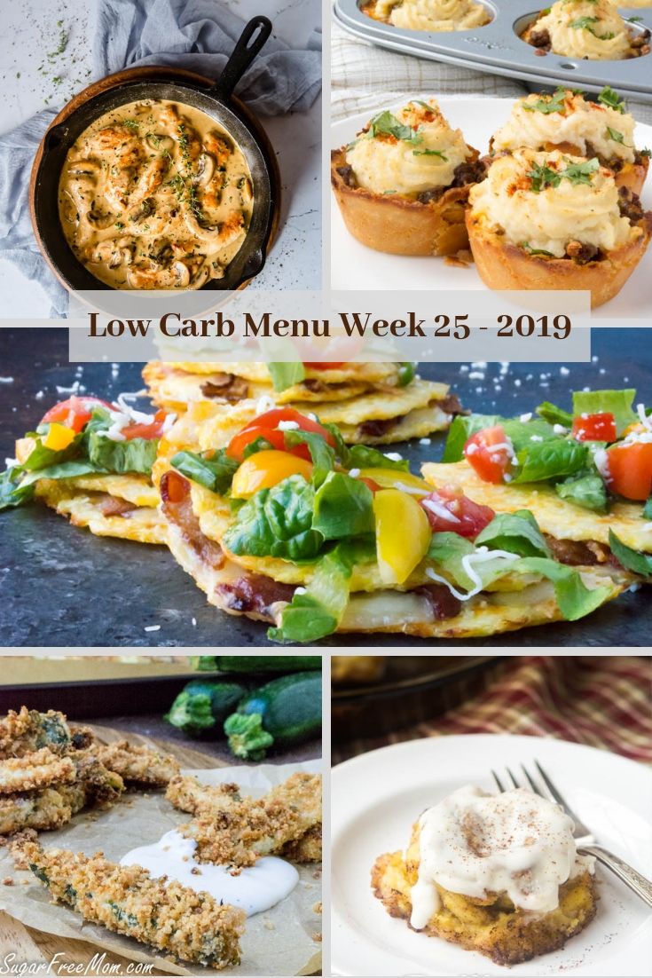 Low Carb Keto Meal Plan Week 25