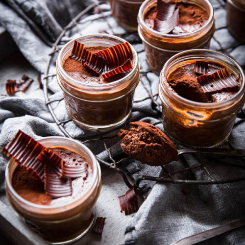 Chocolate Chai Pots de Creme - SugarHero