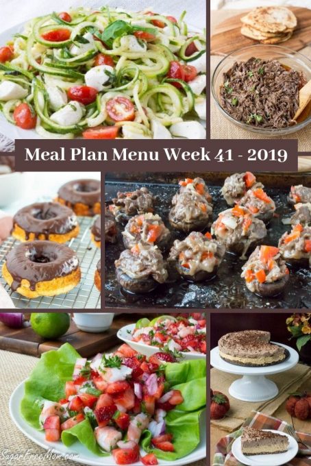 Low Carb Keto Meal Plan Menu Week 41