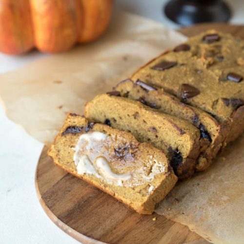 Keto Brown Butter Pumpkin Bread (Nut Free, Low Carb)