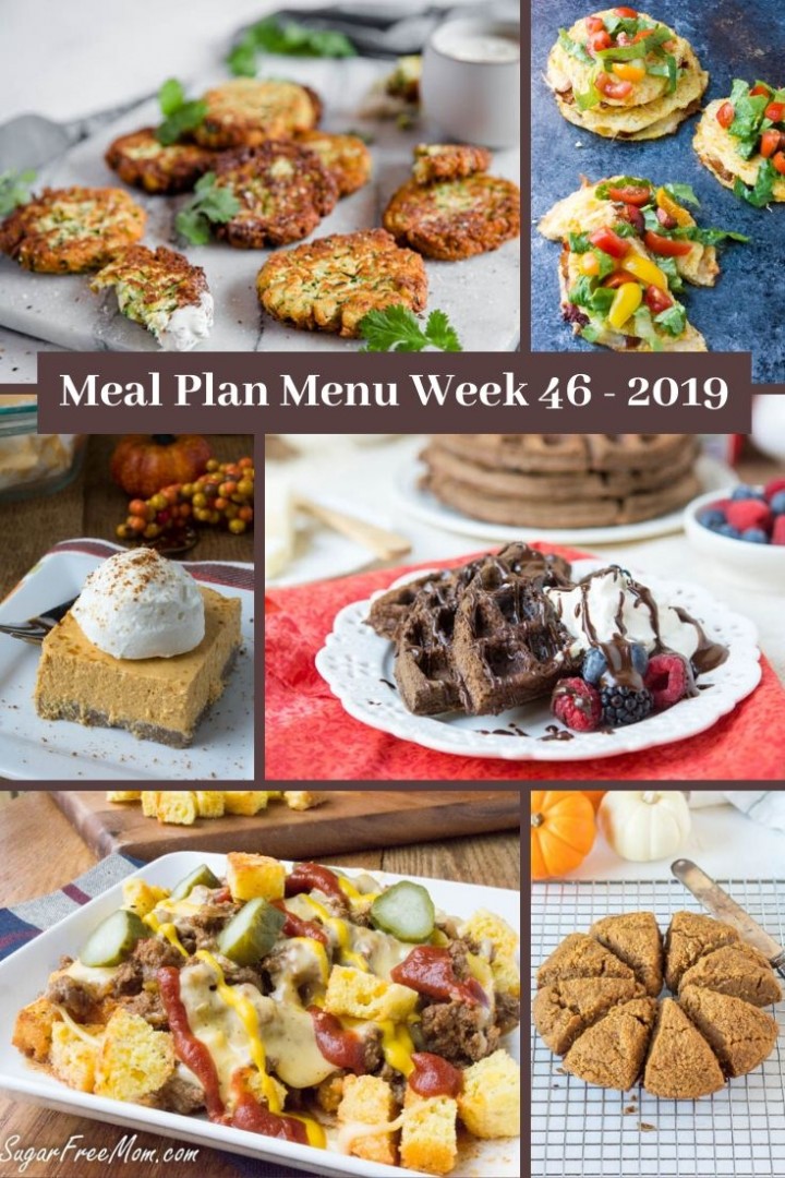 Low Carb Keto Meal Plan Menu Week 46