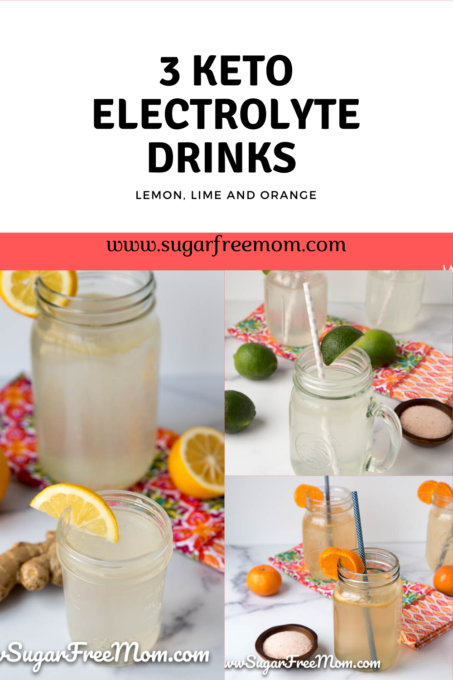Keto Homemade Electrolyte Drink (Lemon, Orange and Lime)