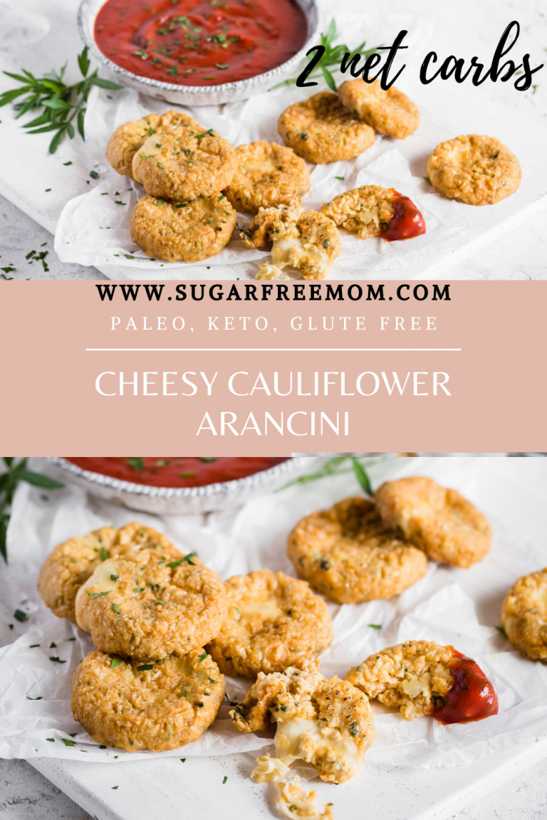 Cheesy Keto Cauliflower Arancini (Gluten Free, Low Carb)