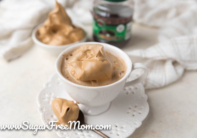 Best Sugar Free Low Carb Keto Whipped Dalgona Coffee