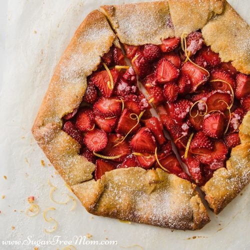 Low-Carb Strawberry Galette