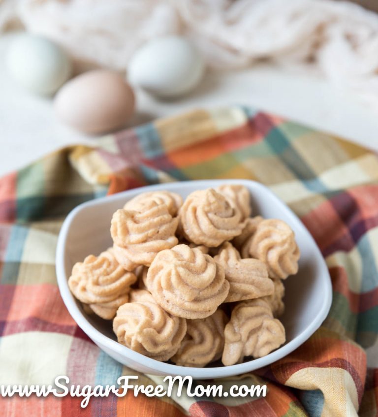 Easy Keto Low Carb Sugar Free Meringue Cookies Recipe