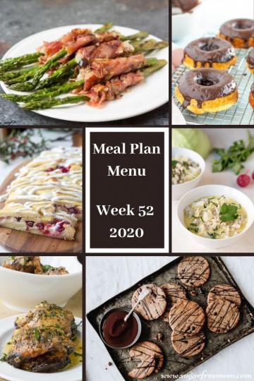 Low-Carb Keto Meal Plan Menu Week 52