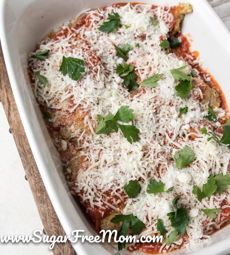 Keto Veal Parmesan (Nut Free, Gluten Free)