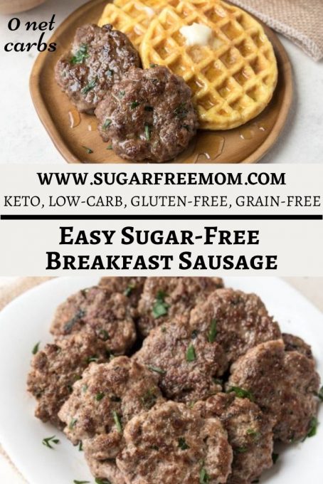 Easy Sugar Free Breakfast Sausage