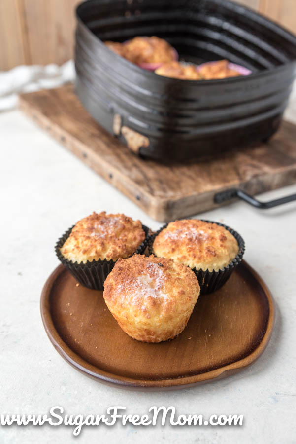 Cheesy Keto Air Fryer Rolls (Nut Free, Gluten Free)