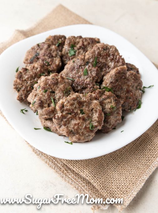 Easy Sugar Free Breakfast Sausage